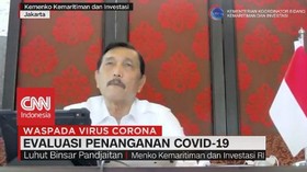 VIDEO: Luhut Undang Epidemiolog Evaluasi Penanganan Covid-19