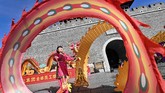 NYALANG: Tawa, Duka dan Warna-warni Dunia Bermain salju di New York dan persiapan Imlek di Shanghai jadi foto terbaik pilihan CNNIndonesia.com pekan ini dalam Nyalang.