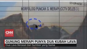VIDEO: Gunung Merapi Punya Dua Kubah Lava