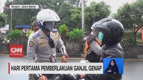 VIDEO: Hari Pertama Pemberlakuan Ganjil Genap di Bogor