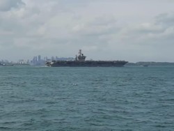 Kapal Induk AS USS Nimitz Lewat Perairan RI, Ini Kata TNI