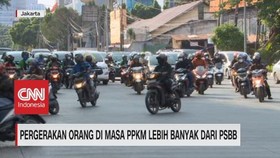 VIDEO: Pergerakan Orang di Masa PPKM Lebih Banyak Dari PSBB