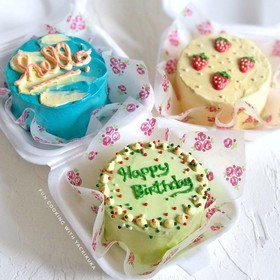 Resep Korean Lunch Box Cake Kekinian, Cara Bikinnya Gampang Kok!
