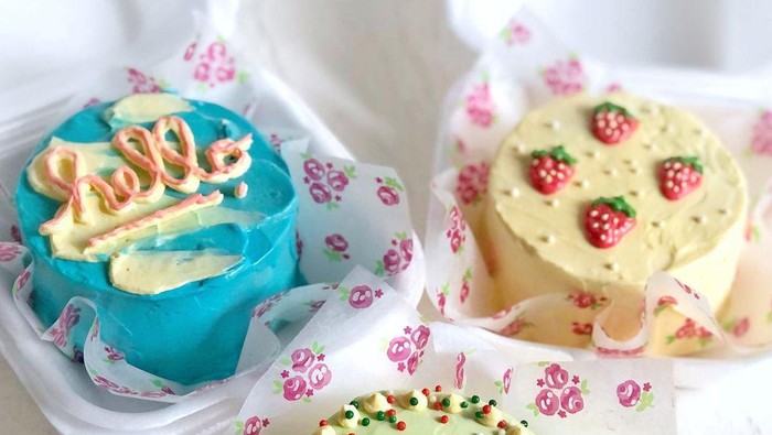 Resep Korean Lunch Box Cake Kekinian, Cara Bikinnya Gampang Kok!