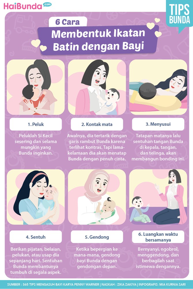 6 Cara Membentuk Ikatan Batin dengan Bayi 6 Cara Membentuk Ikatan Batin dengan Bayi