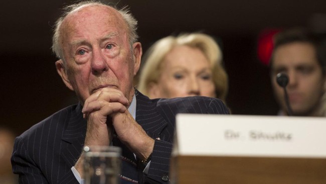 Menteri Luar Negeri AS era Presiden Ronald Reagan, George Shultz meninggal dunia di usia 100 tahun.