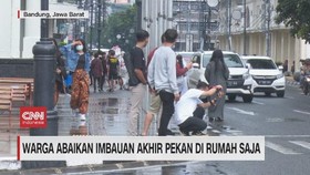VIDEO: Warga Abaikan Imbauan Akhir Pekan di Rumah Saja