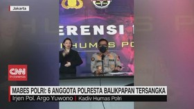 VIDEO: 6 Anggota Polresta Balikpapan Tersangka