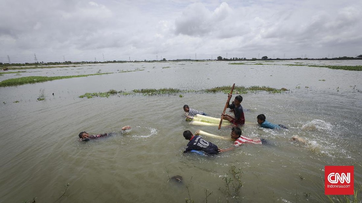 FOTO: Banjir di Tarumajaya Bekasi