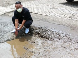 Begini Kondisi Jalan Palabuhan II di Sukabumi yang Dikritik Warganet