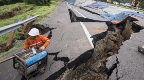 Jalan Amblas di Sumedang Diperbaiki, Foto Viral Diklaim Hoaks