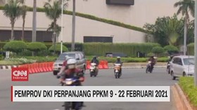 VIDEO: Pemprov DKI Perpanjang PPKM 9 - 22 Februari 2021