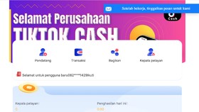 Ilegal, Kegiatan TikTok Cash dan Snack Video Disetop