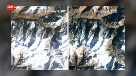 VIDEO: Kondisi Gletser Himalaya Sebelum dan Sesudah Longsor