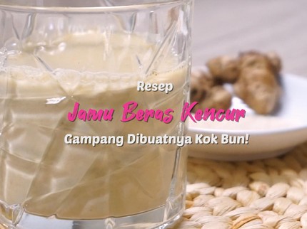 Bikin Jamu Beras Kencur Sendiri Yuk, Gampang Kok Bun!