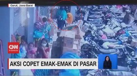 VIDEO: Aksi Copet Emak-emak di Pasar