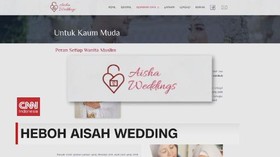 VIDEO: Heboh Aisah Wedding, Tawarkan Promo Nikah Muda