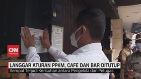 VIDEO: Langgar Aturan PPKM, Cafe dan Bar Ditutup