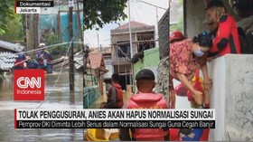 VIDEO: Tolak Penggusuran, Anies Akan Hapus Normalisasi Sungai