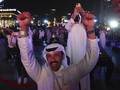 FOTO: Sorak Sorai Warga Arab Lebih Dulu Mendarat di Mars
