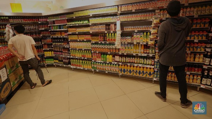 Supermarket Hero (CNBC Indonesia/Tri Susilo)