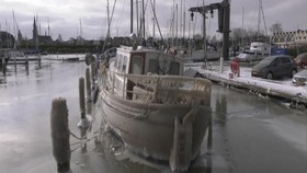 VIDEO: Salju Bekukan Belanda. Suhu Mencapai -15,4 Celsius