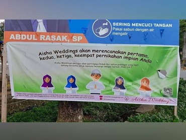 img-title Heboh Aisha Wedding, Berikan Promosi Nikah Muda hingga Poligami