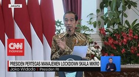 VIDEO: Presiden Pertegas Manajemen Lockdown Skala Mikro
