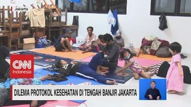 VIDEO: Dilema Protokol Kesehatan di Tengah Banjir Jakarta