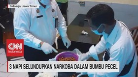 VIDEO: 3 Napi Selundupkan Narkoba Dalam Bumbu Pecel