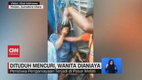 VIDEO: Dituduh Mencuri, Wanita Dianiaya