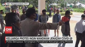 VIDEO: Keluarga Protes Ingin Mandikan Jenazah Covid-19