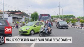 VIDEO: Masuk Yogyakarta Wajib Bawa Surat Bebas Covid-19