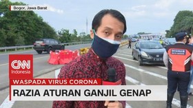 VIDEO: Razia Aturan Ganjil Genap, 3.335 Kendaraan Putar Balik
