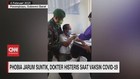 VIDEO: Phobia Jarum Suntik, Dokter Histeris saat Divaksin