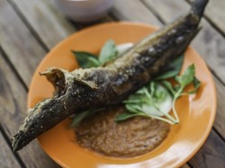 Resep Lele Goreng Sambal Kacang ala Warung Pecel Lele