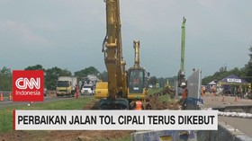 VIDEO: Perbaikan Jalan Tol Cipali Terus Dikebut