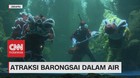 VIDEO: Atraksi Barongsai Dalam Air