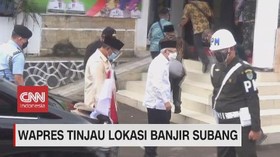 VIDEO: Wapres Tinjau Lokasi Banjir Subang