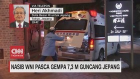 VIDEO: Nasib WNI Pasca Gempa 7,3 M Guncang Jepang