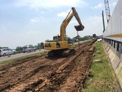 Jalan Ambles di Km 122 Tol Cipali Diperbaiki, Pengerjaan Sudah Capai 10%
