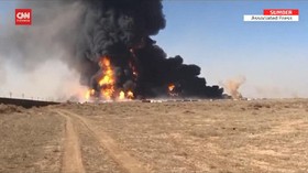 VIDEO: Kapal Tanker Meledak di Perbatasan Afghanistan-Iran