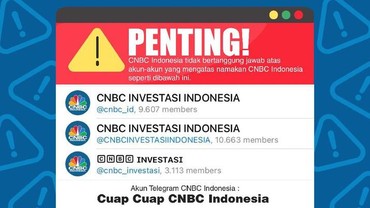 img-title Hati-hati Investasi Titip Dana yang Catut Nama CNBC Indonesia