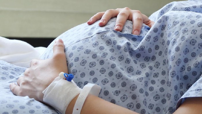 First moments with the baby and the excitement of being a family or parents