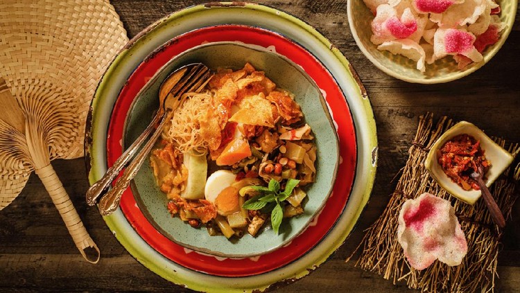 Ilustrasi lontong sayur