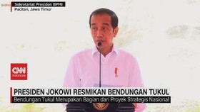 VIDEO: Presiden Jokowi Resmikan Bendungan Tukul