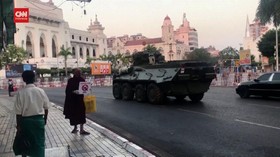 VIDEO: Junta Militer Perketat Keamanan Di Yangon