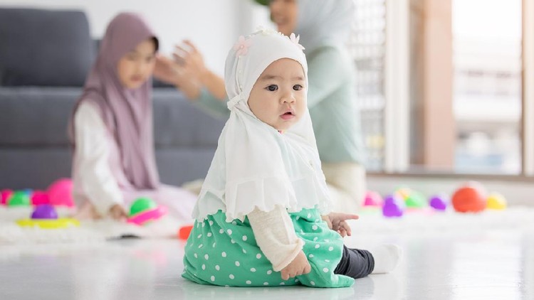 Ilustrasi keluarga muslim