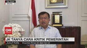 VIDEO: Jusuf Kalla Tanya Cara Kritik Pemerintah