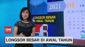 VIDEO: Longsor Besar di Awal Tahun